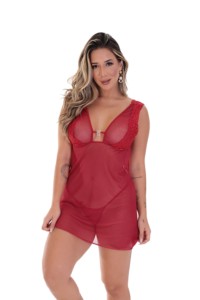 Camisola sensual com calcinha - Lidia