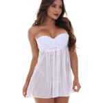 camisola tomara que caia - Linda branco