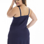 Camisola em microfibra rendada