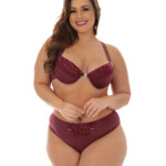 Conjunto nadador plus size em microfibra