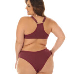 Conjunto nadador plus size em microfibra