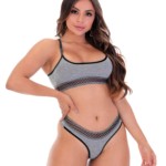 Conjunto nadador sem bojo - Maria Flor