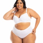 Conjunto de lingerie reforçado Plus Size