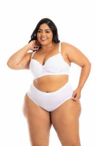 Conjunto de lingerie reforçado Plus Size