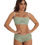 Conjunto de Renda com Alça Flex