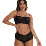 Conjunto de Renda com Alça Flex