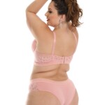Conjunto Plus size em Renda e microfibra