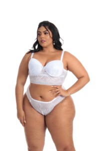 Conjunto Plus Size Feminino de Renda