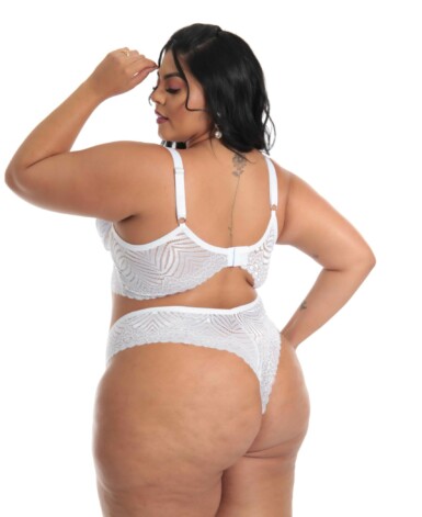 Conjunto Plus Size Feminino de Renda