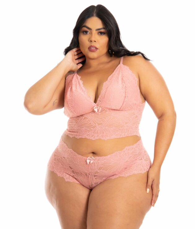 Conjunto sem Bojo Plus Size