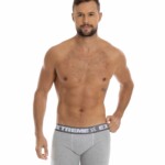 Cueca Boxer em algodão mescla