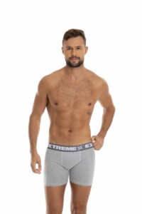 Cueca Boxer em algodão mescla