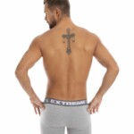 Cueca Boxer em algodão mescla