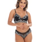 Lingerie de renda sensual sem bojo