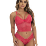 Lingerie strappy sem bojo