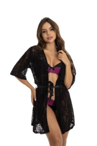 Robe de renda vazada