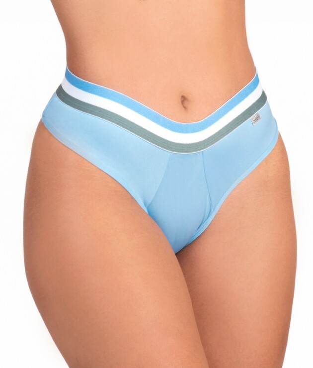 Calcinha em microfibra com elástico na cintura
