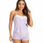 Short doll de liganete em poá