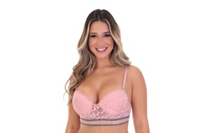 Soutien de bojo com elástico bordado - Tania