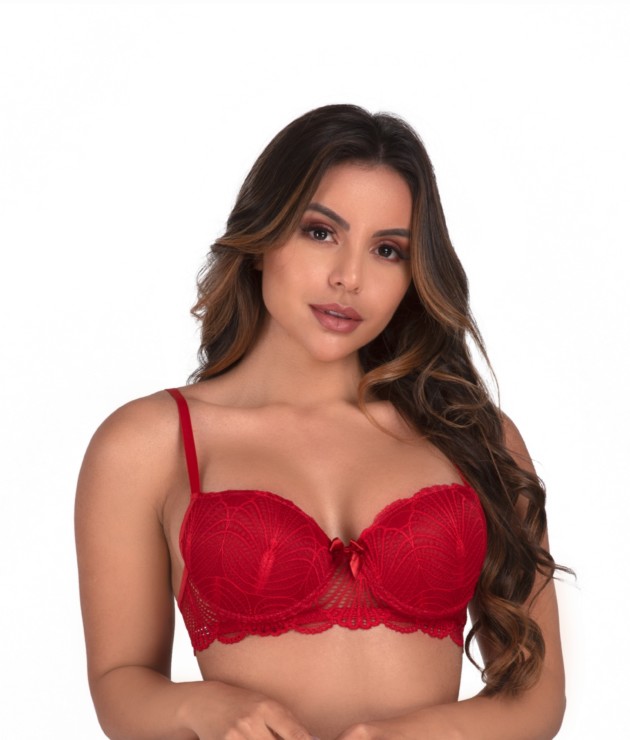 Sutiã de bojo em renda - Adriani