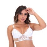 Soutien em renda e tule sem bojo