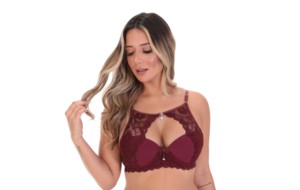 Soutien estilo decote com brilho