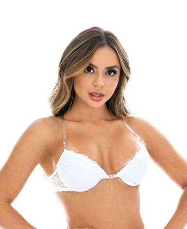 Soutien de silicone em renda