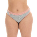 Tangão Plus Size com detalhe em renda