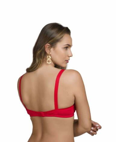 Soutien sem bojo em algodão - Celeste