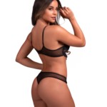 Conjunto sensual com transparência - Hilda
