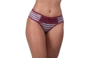 Calcinha conforto com detalhe em renda - Angie