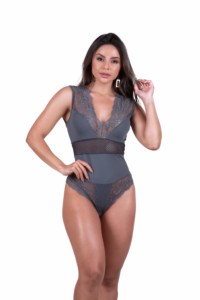 Body detalhado em renda - Isis