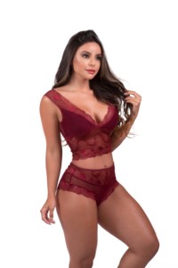 Conjunto em tule e renda - Judy