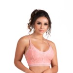 Cropped sem bojo todo em renda - Lucile