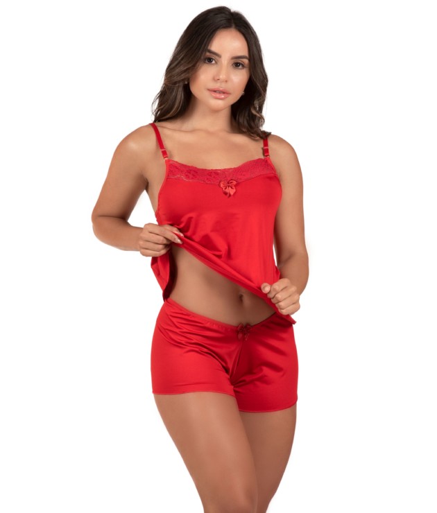 Short Doll em microfibra lisa – Crystal