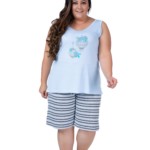 Bermudoll plus size estilo regata
