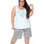Bermudoll plus size estilo regata
