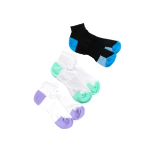 Kit 3 Meias Bicolor Feminina