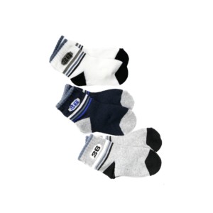 Kit com 3 meias masculina infantil