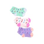 Kit com 3 meias feminina infantil