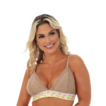 Soutien sem bojo com elástico estampado