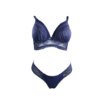 Conjunto em renda com bojo soft – Yasmin