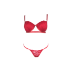 Conjunto básico de bojo em renda e microfibra - Shakira