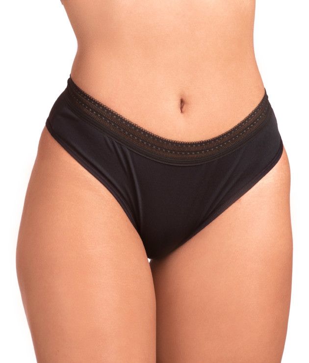 Calcinha com elástico trabalhado conforto - Jussara