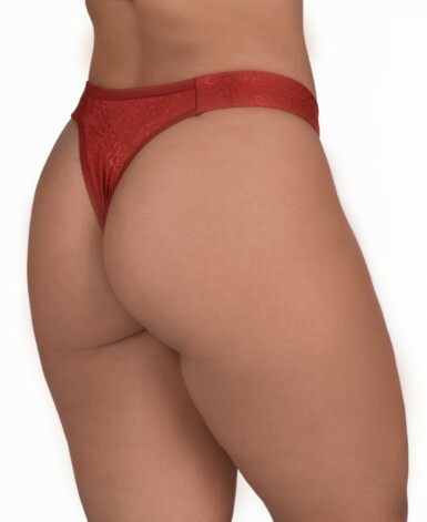 Tanga com tecido brilhoso - Lilly