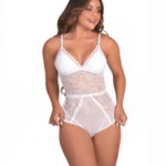 Body em renda e tule - Morgana