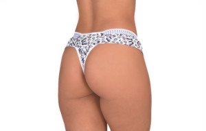 Fio sensual com elástico bordado - Natasha