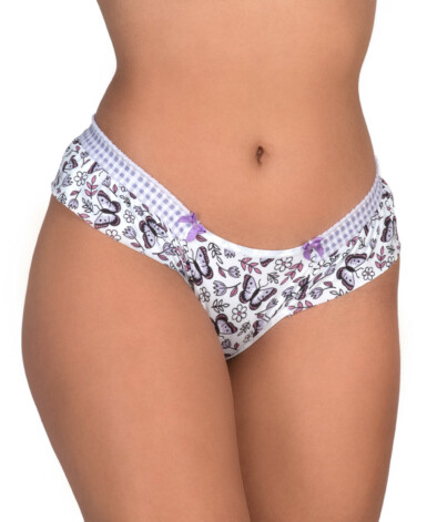 Fio sensual com elástico bordado - Natasha