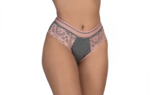 Calcinha com renda e elástico sport - Seraphine