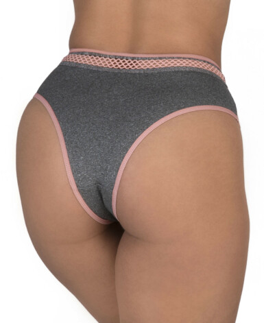 Calcinha com renda e elástico sport - Seraphine